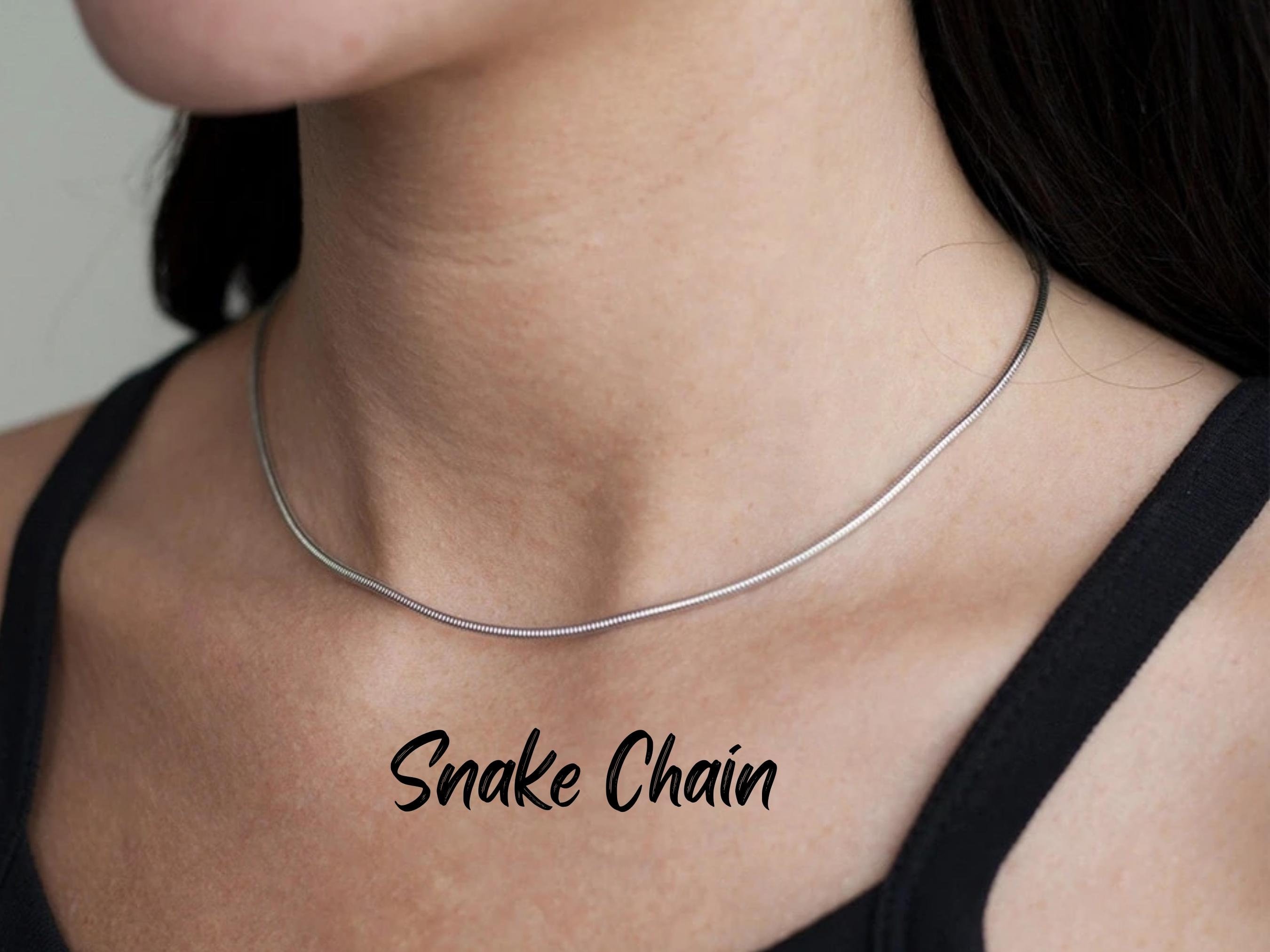 ★SENTIMENTS★ NO.510 [SILVER] LACE LINE CHIAN NECKLACE Curb Chain Necklace in Sterling Silver – Long's Jewelers