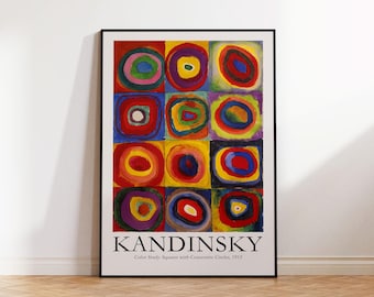 Kandinsky Abstract Art Print: Modern Home Decor (Digital Download)