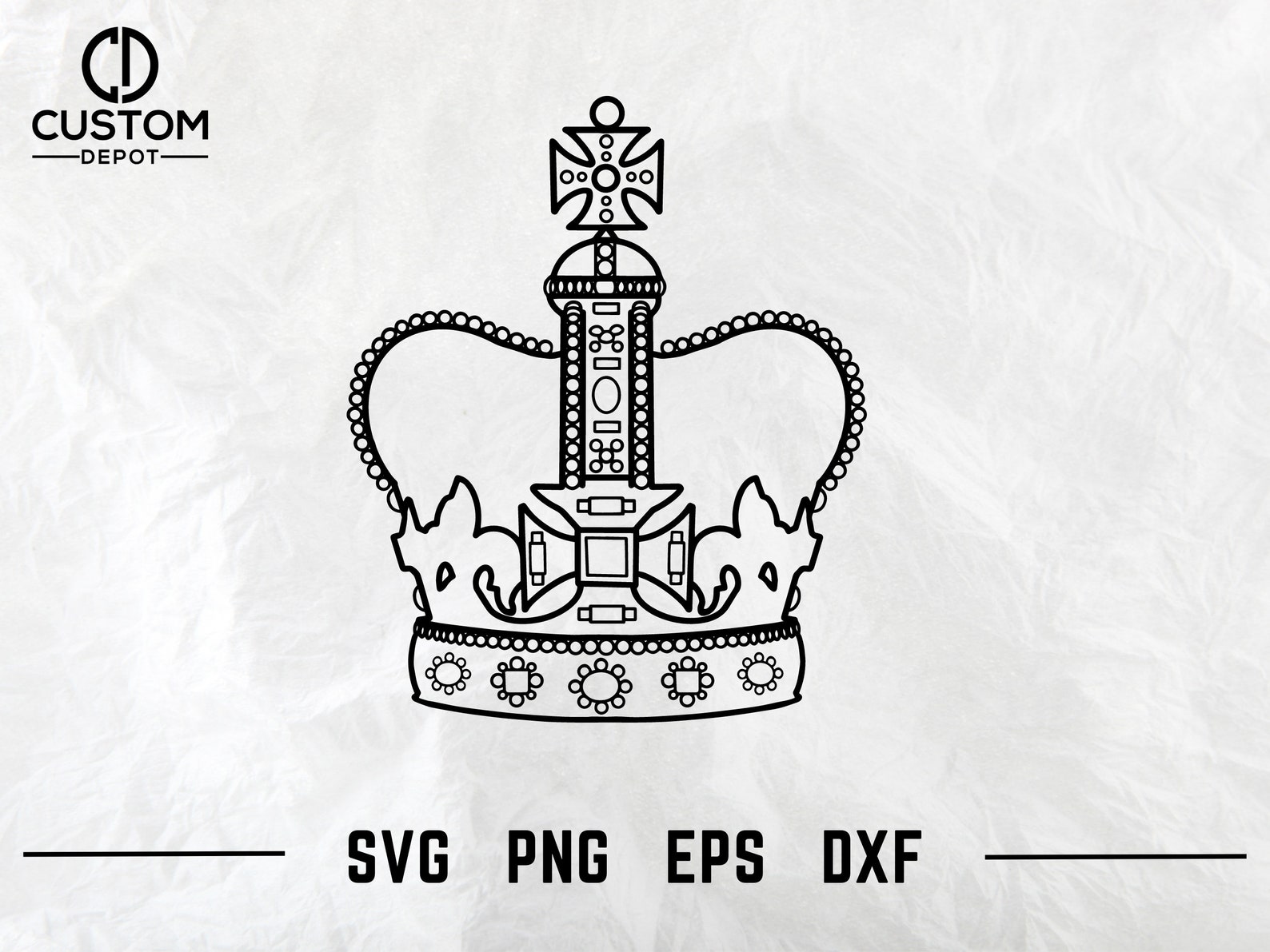 Crown SVG Bundle Royal Crown SVG Bundle Silhouettes 3 Crowns With