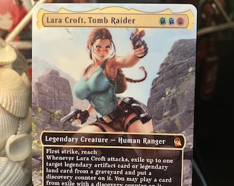 Tomb Raider Deck Box - EDH Commander 130+ Cards - Etsy