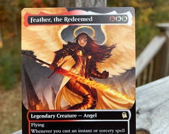 mtg feather the redeemed commander deck Feather, the Redeemed HEROIC BUFF SPELLS Magic Mtg Custom Commander Deck