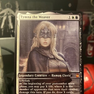 Tymna the Weaver Metal Proxy for Commander