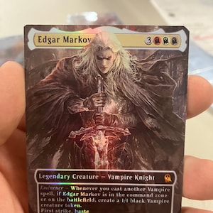 Lord Windgrace Foil Full Borderless Metal Proxy for