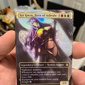 Sisay, Weatherlight Captain Foil Borderless Metal Proxy for Sisay, Weatherlight Captain Foil Borderless Metal Proxy for