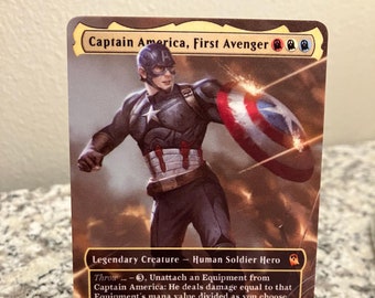 Captain America, First Avenger Full Borderless Metal Proxy Captain America, First Avenger Full Borderless Metal Proxy
