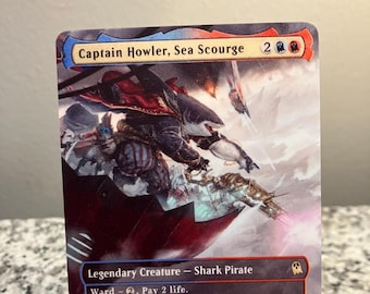 Captain Howler, Sea Scourge Full Borderless Metal Proxy for