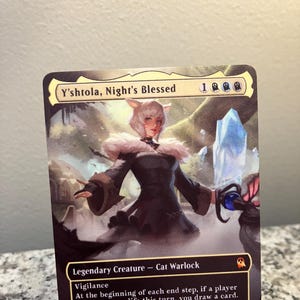 Elusen, the Giving Borderless Neon Metal Proxy for Commander Elusen, the Giving Borderless Neon Metal Proxy for Commander