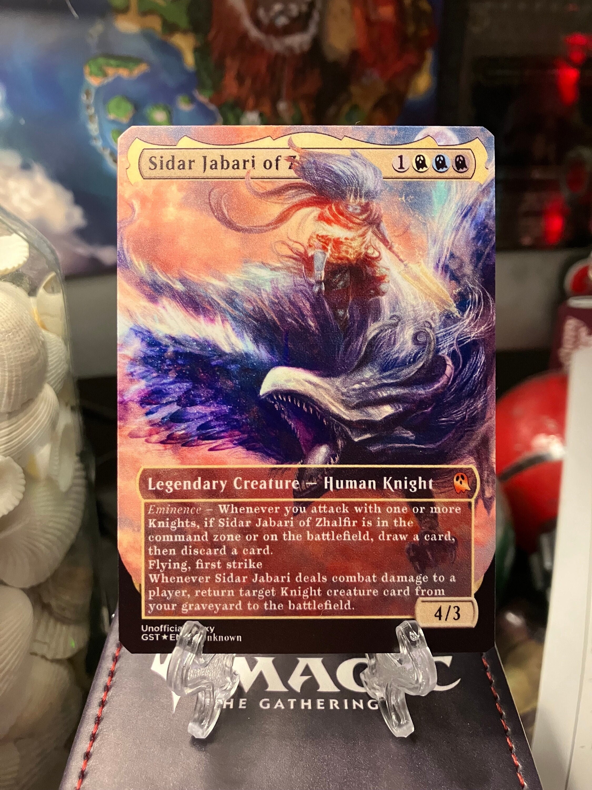 Sidar Jabari of Zhalfir Full Borderless Metal Proxy for Etsy