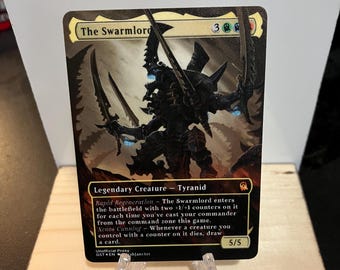 El proxy metálico sin bordes de Swarmlord para Commander
