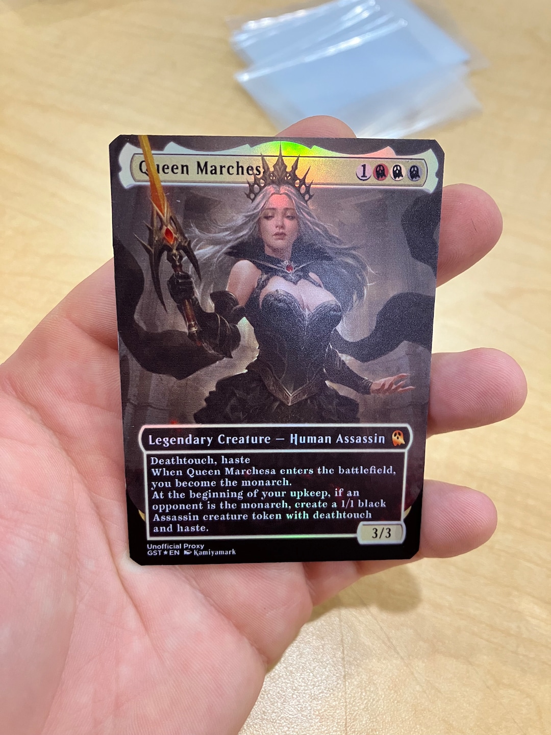 Queen Marchesa Foil Full Borderless Metal Proxy for Commander - Etsy