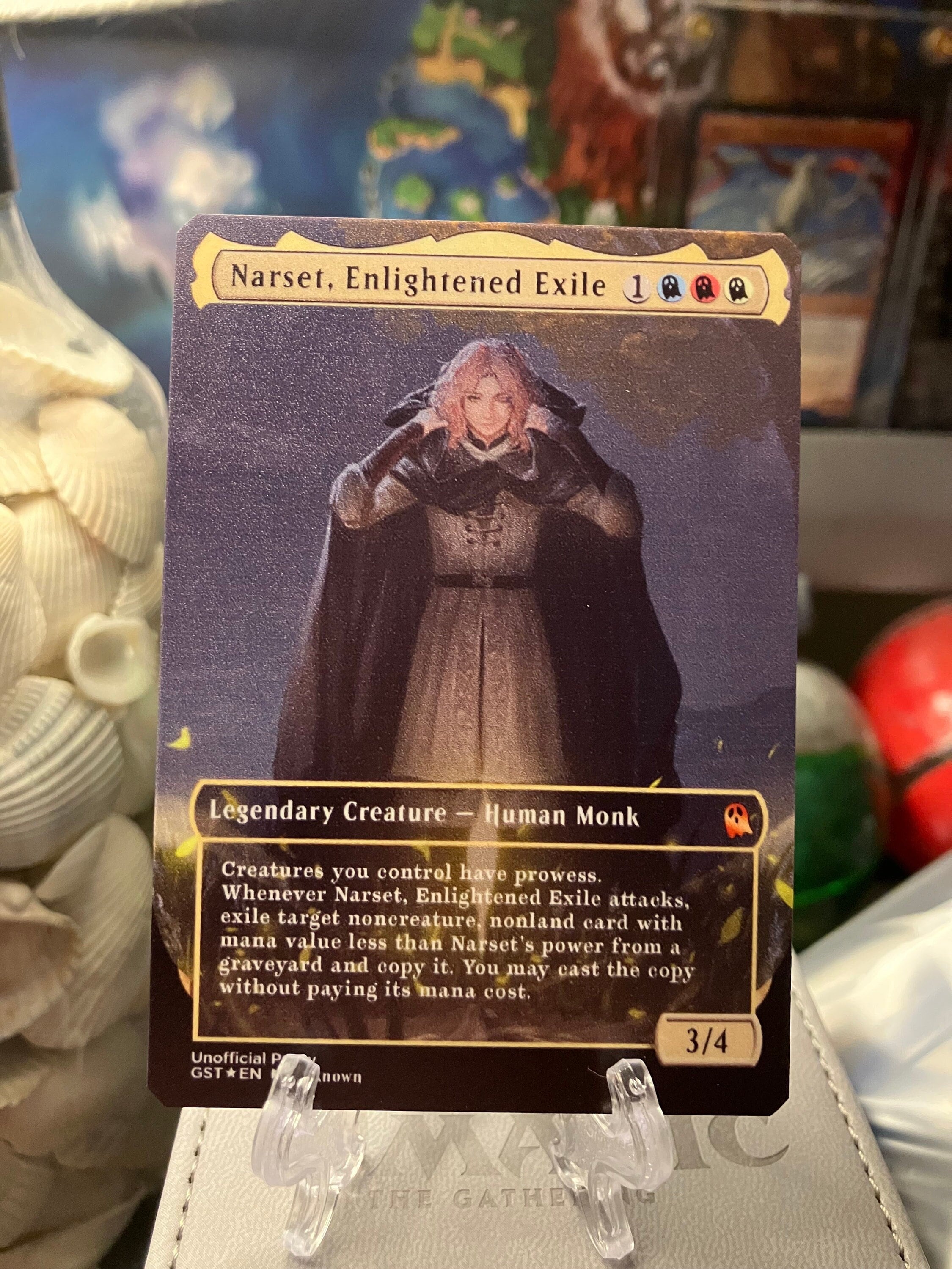 narset card sleeves MTG Commander Deck EDH Deck Narset, Enlightened Exile 100 Magic Cards Each sleeve features a unique artwork ULTRA PRO 100 COUNT NARSET