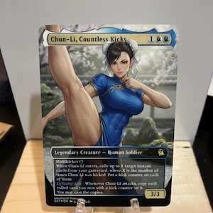 chun li mtg card Chun-Li, Countless Kicks (432) - Secret Lair Drop