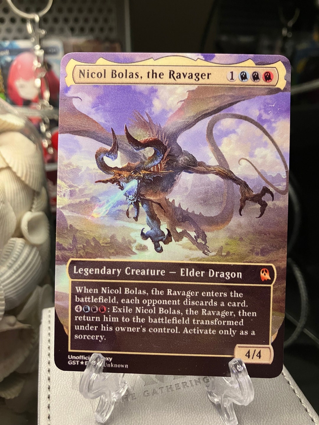Nicol Bolas, the Ravenger Non Foil and Nicol Bolas, the Arisen Foil