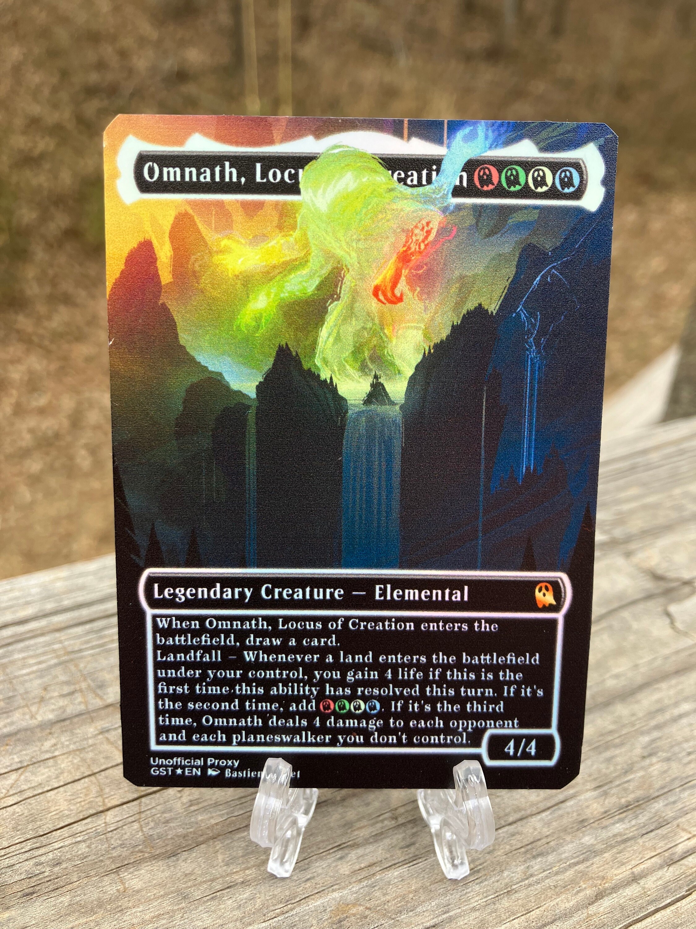 Omnath, Locus of Creation Foil Borderless Metal Proxy - Etsy Omnath, Locus of Creation Foil Borderless Metal Proxy - Etsy