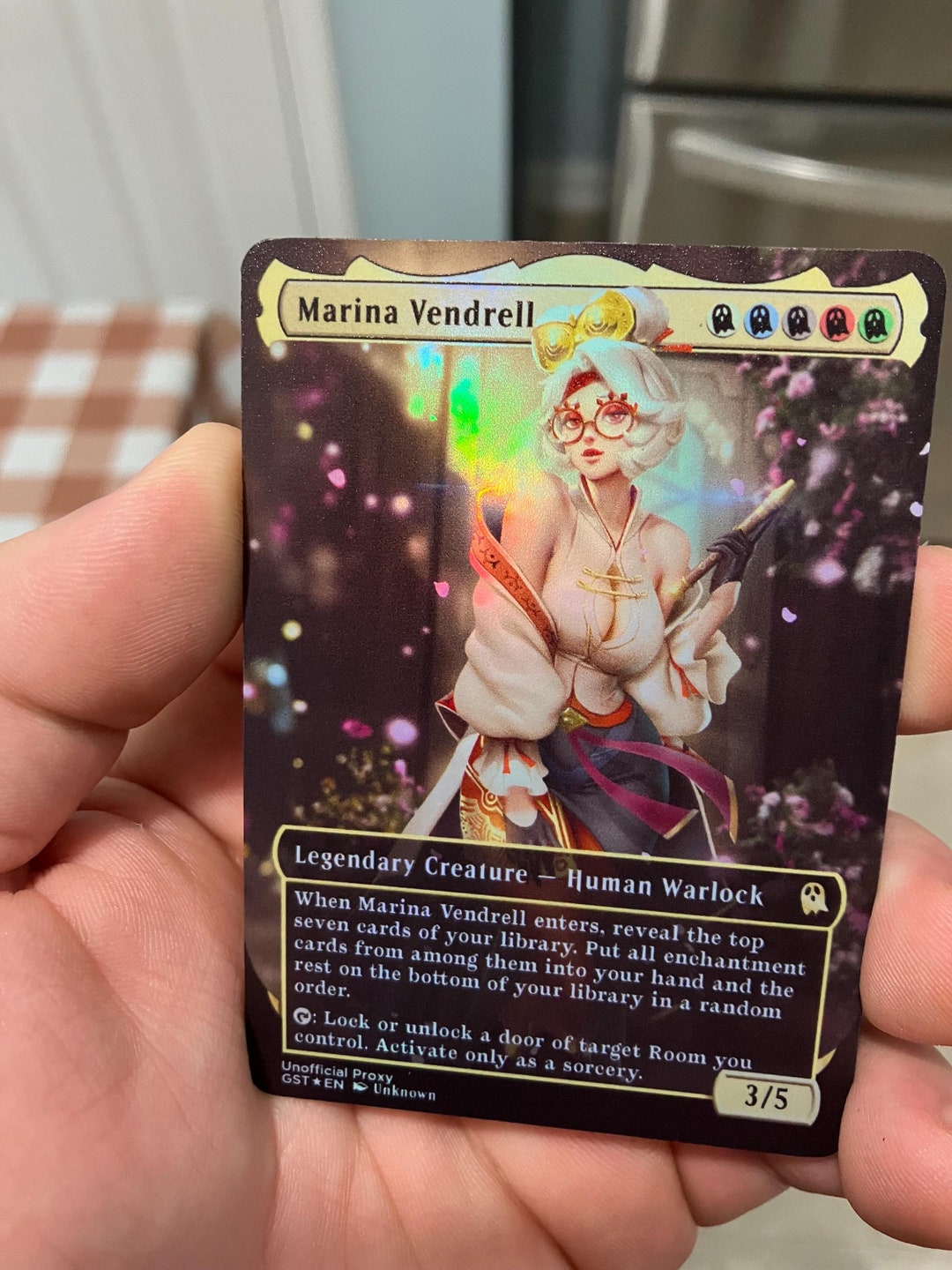 Marina Vendrell Foil Full Borderless Metal Proxy for