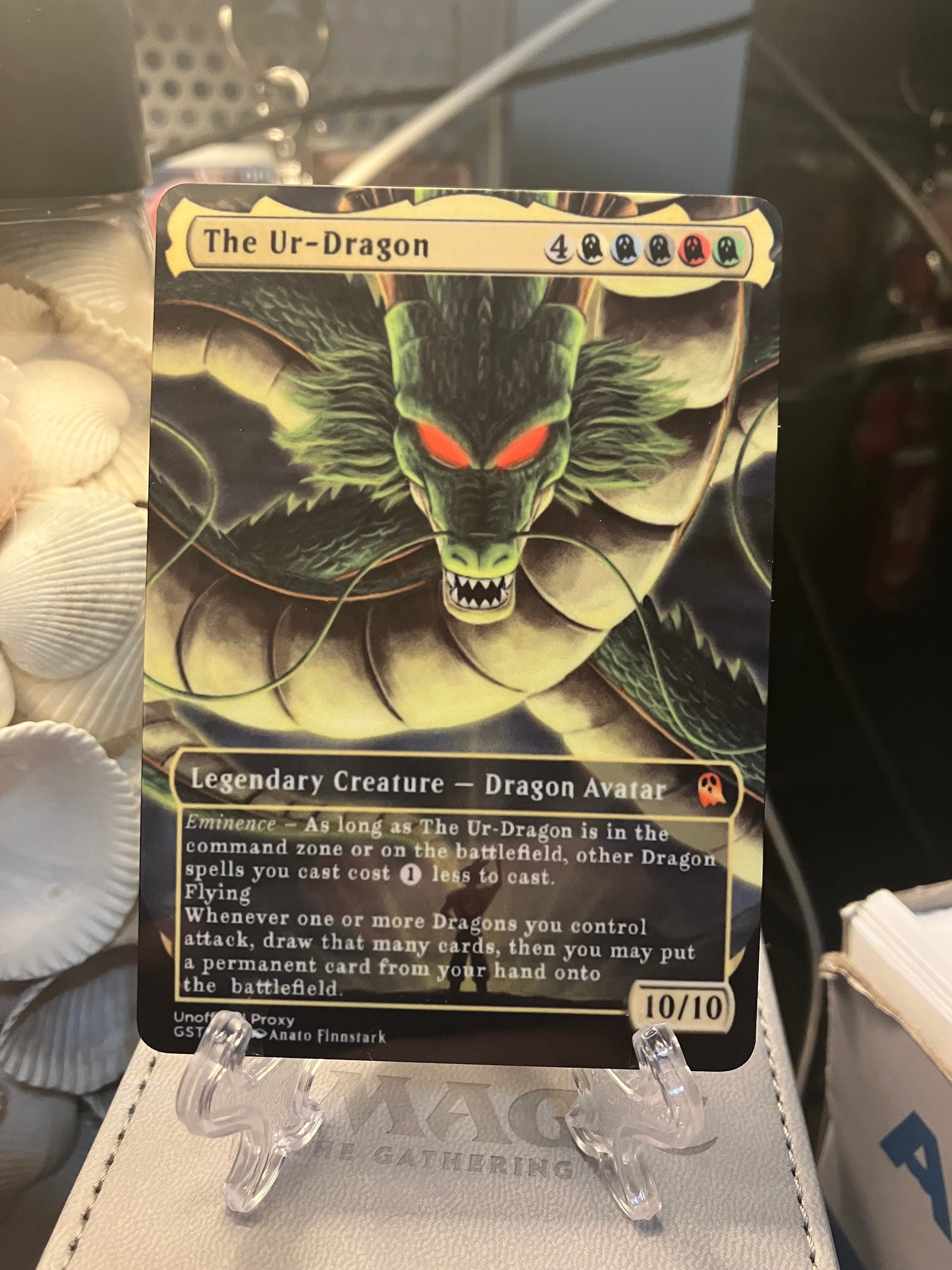 The Ur-dragon Full Borderless Metal Proxy for Commander - Etsy The Ur-dragon Full Borderless Metal Proxy for Commander - Etsy