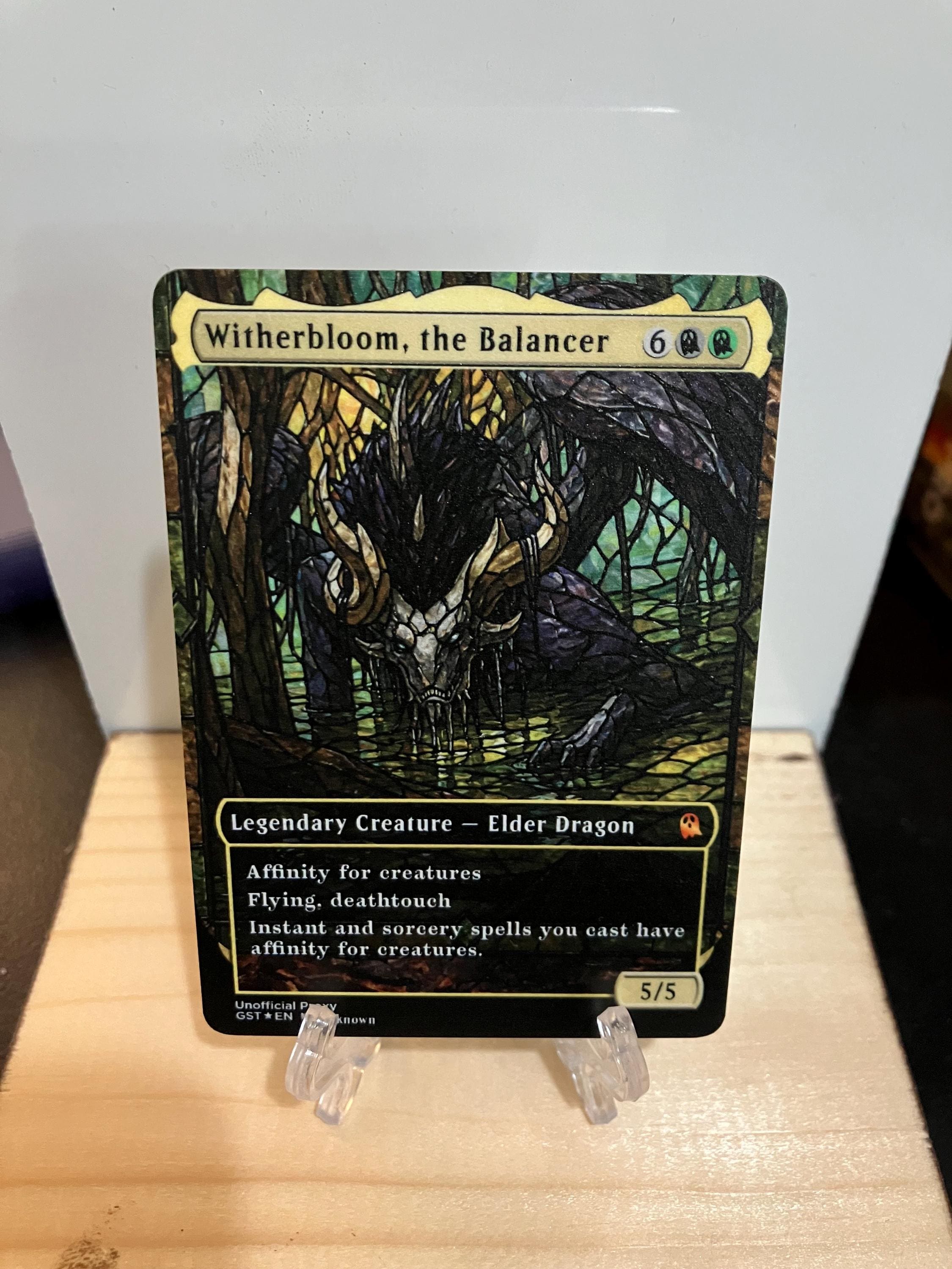 Witherbloom, the Balancer Borderless METAL PROXY for Commander - Etsy