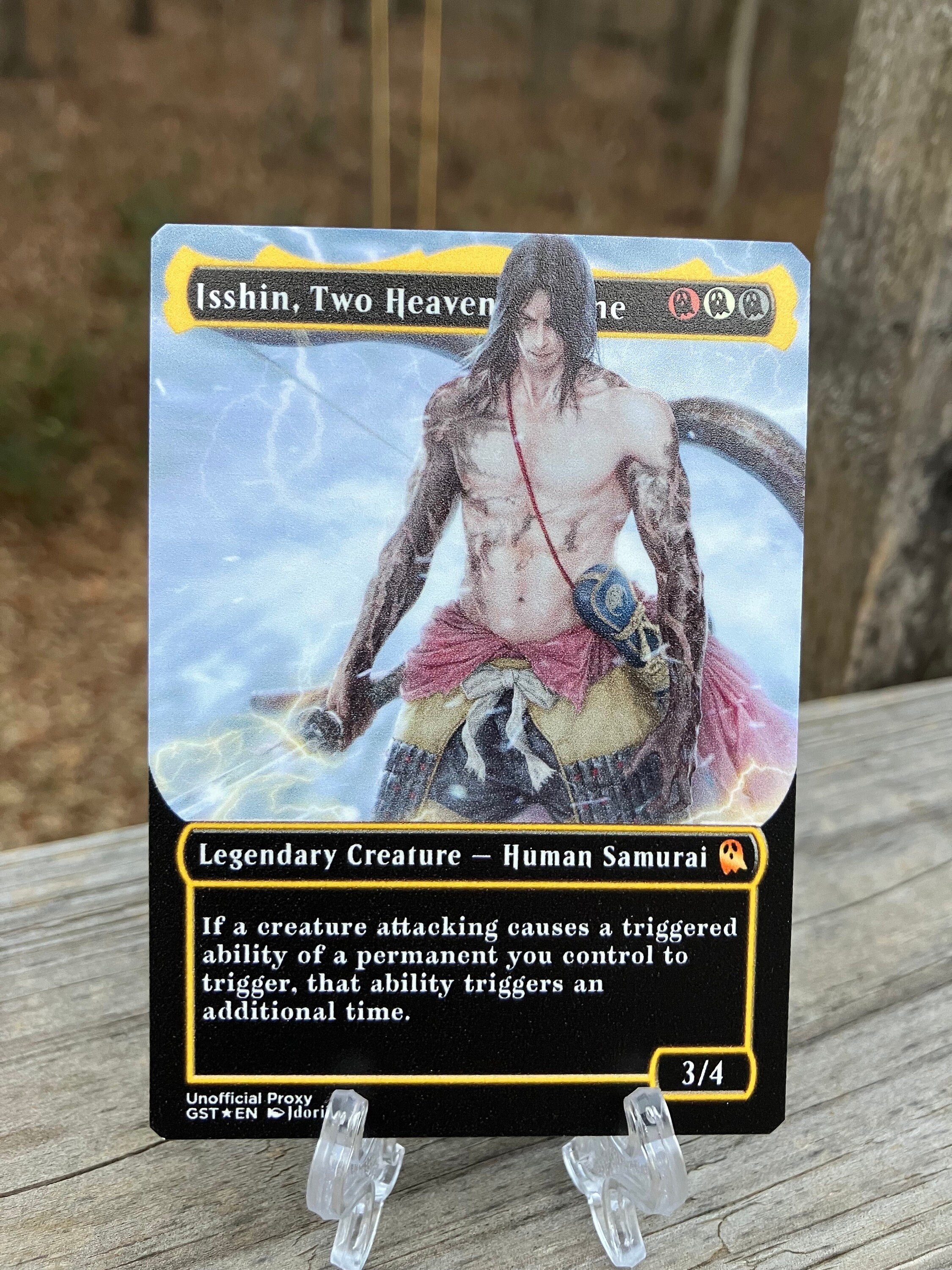 Isshin, Two Heavens as One Borderless Neon Metal Proxy for Isshin, Two Heavens as One Borderless Neon Metal Proxy for
