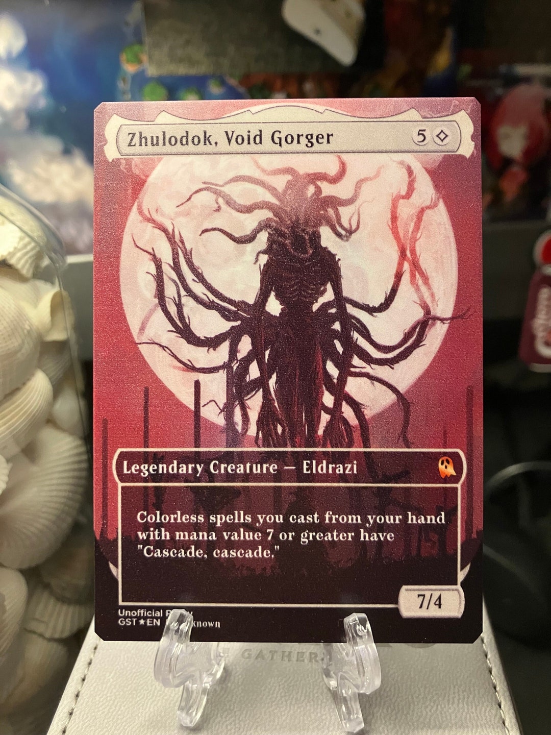 Zhulodok, Void Gorger Full Borderless Metal Proxy for Commander - Etsy