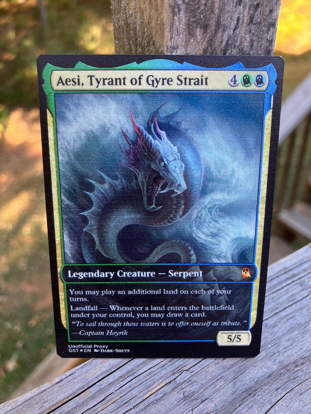 Aesi, Tyrant of Gyre Strait Metal Proxy for Commander Etsy