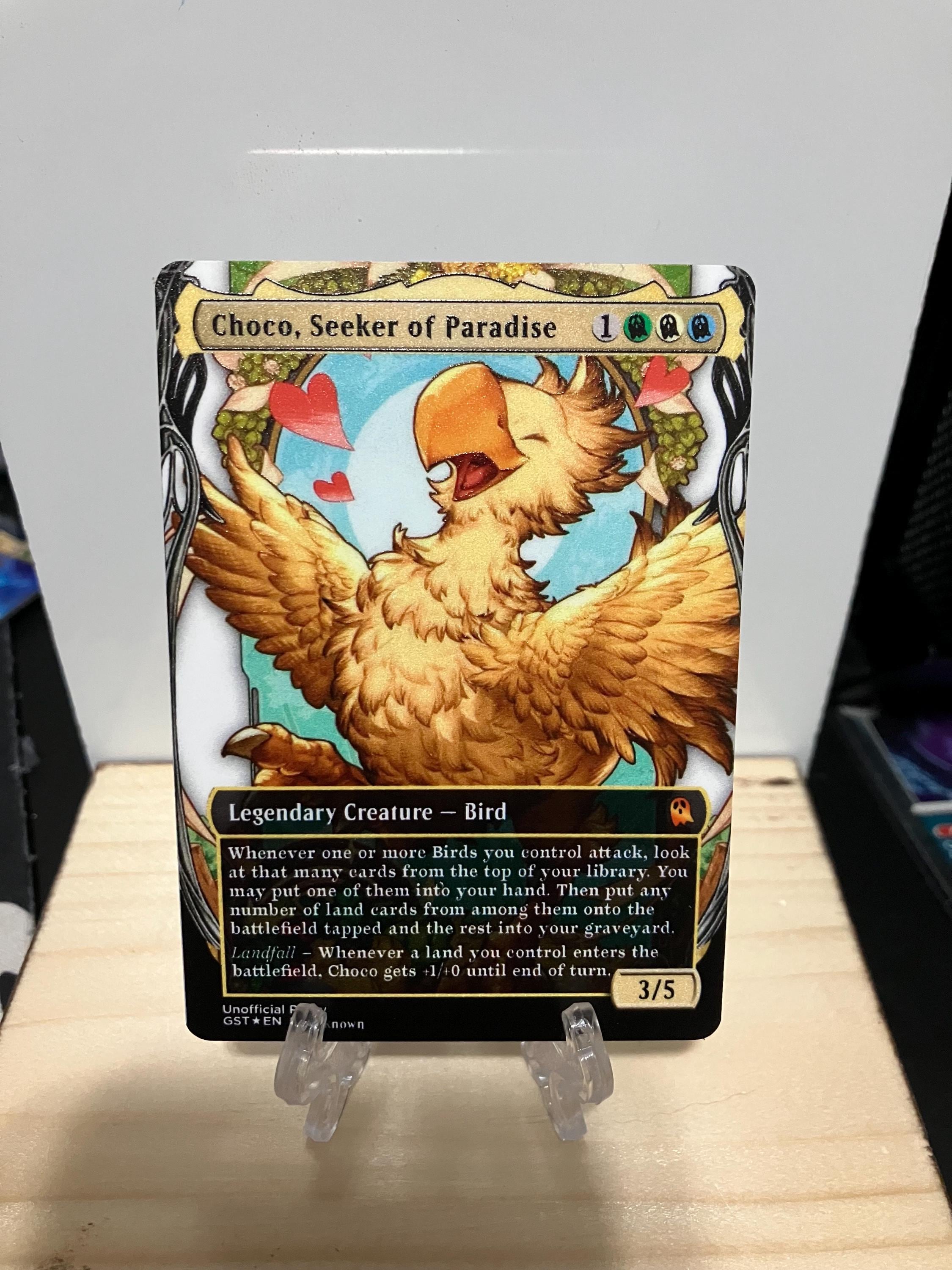 Choco, Seeker of Paradise Full Borderless Metal Proxy for