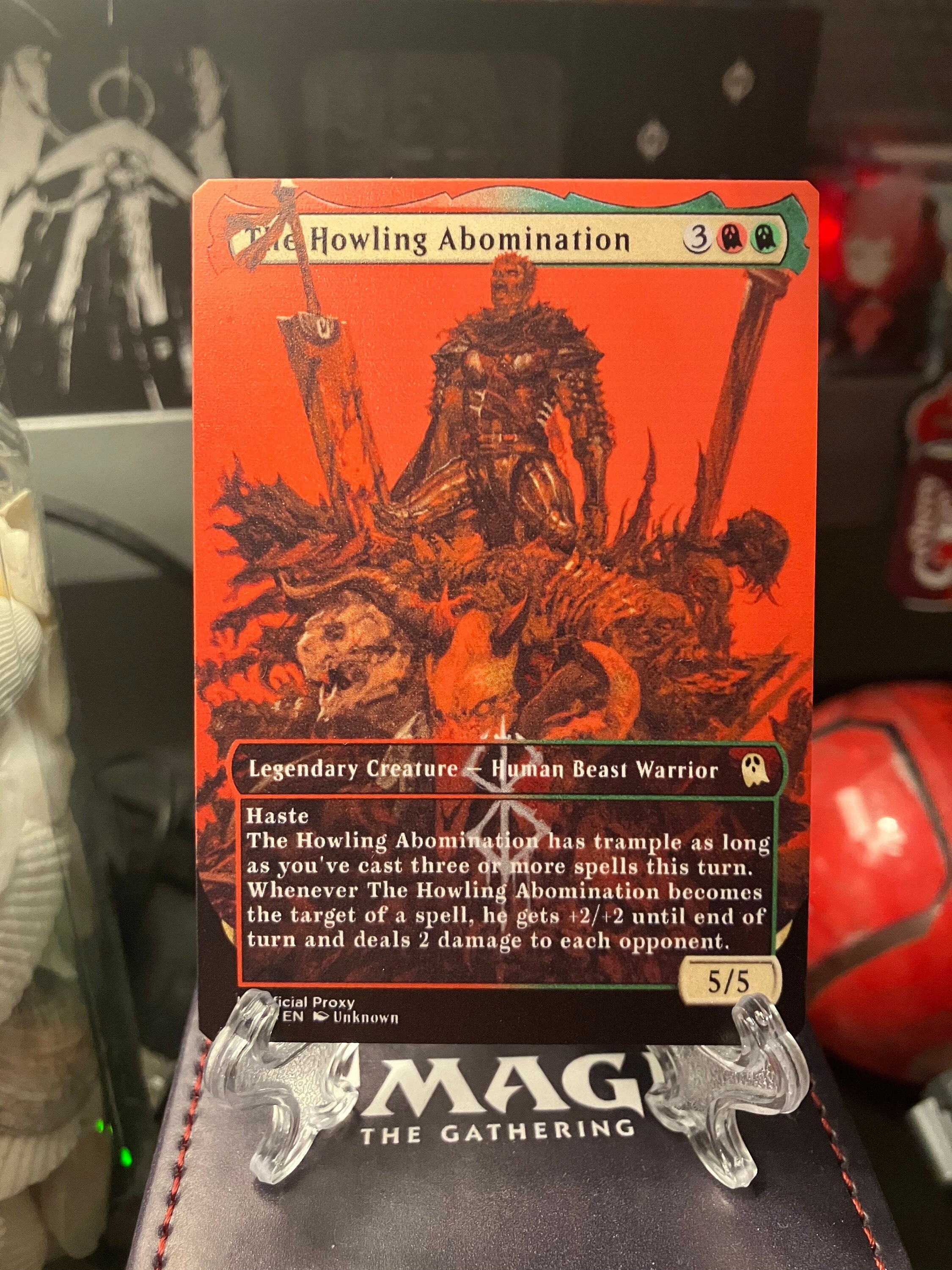 The Howling Abomination Full Borderless Metal Proxy for The Howling Abomination Full Borderless Metal Proxy for