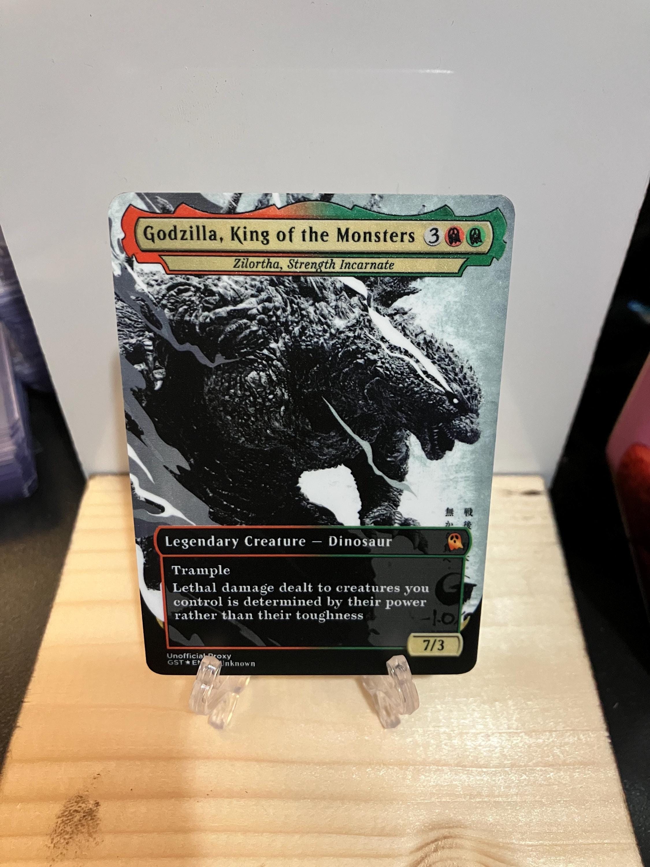 godzilla mtg commander deck Godzilla, King of the Monsters Commander Deck MTG Zilortha, Strength  Incarnate Custom Deck Gruul Stompy Beatdown Combat EDH