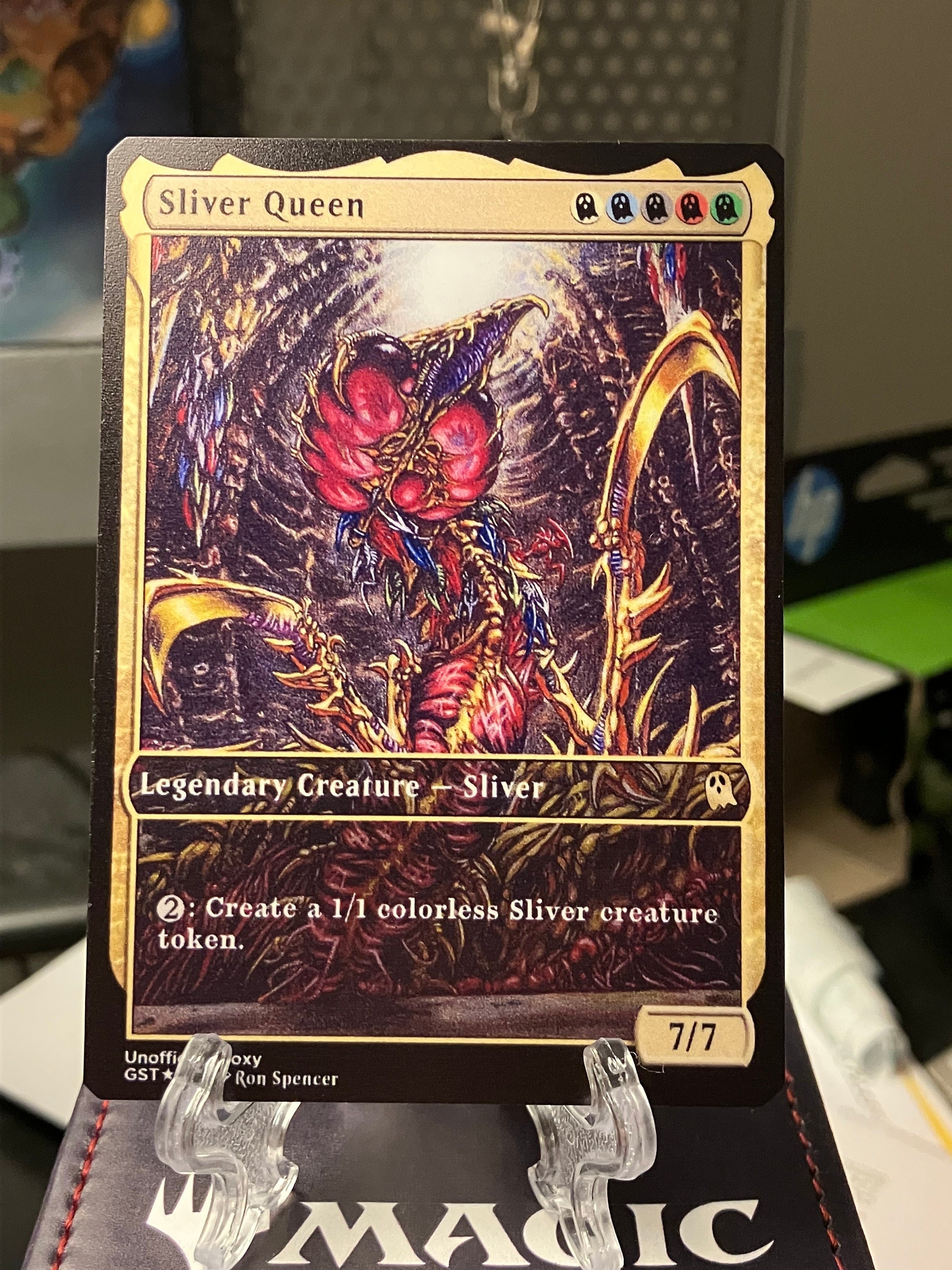 Sliver Queen Metal Proxy for Commander