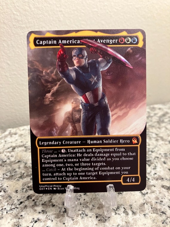 Captain America, First Avenger Borderless Neon Metal Proxy Captain America, First Avenger Borderless Neon Metal Proxy