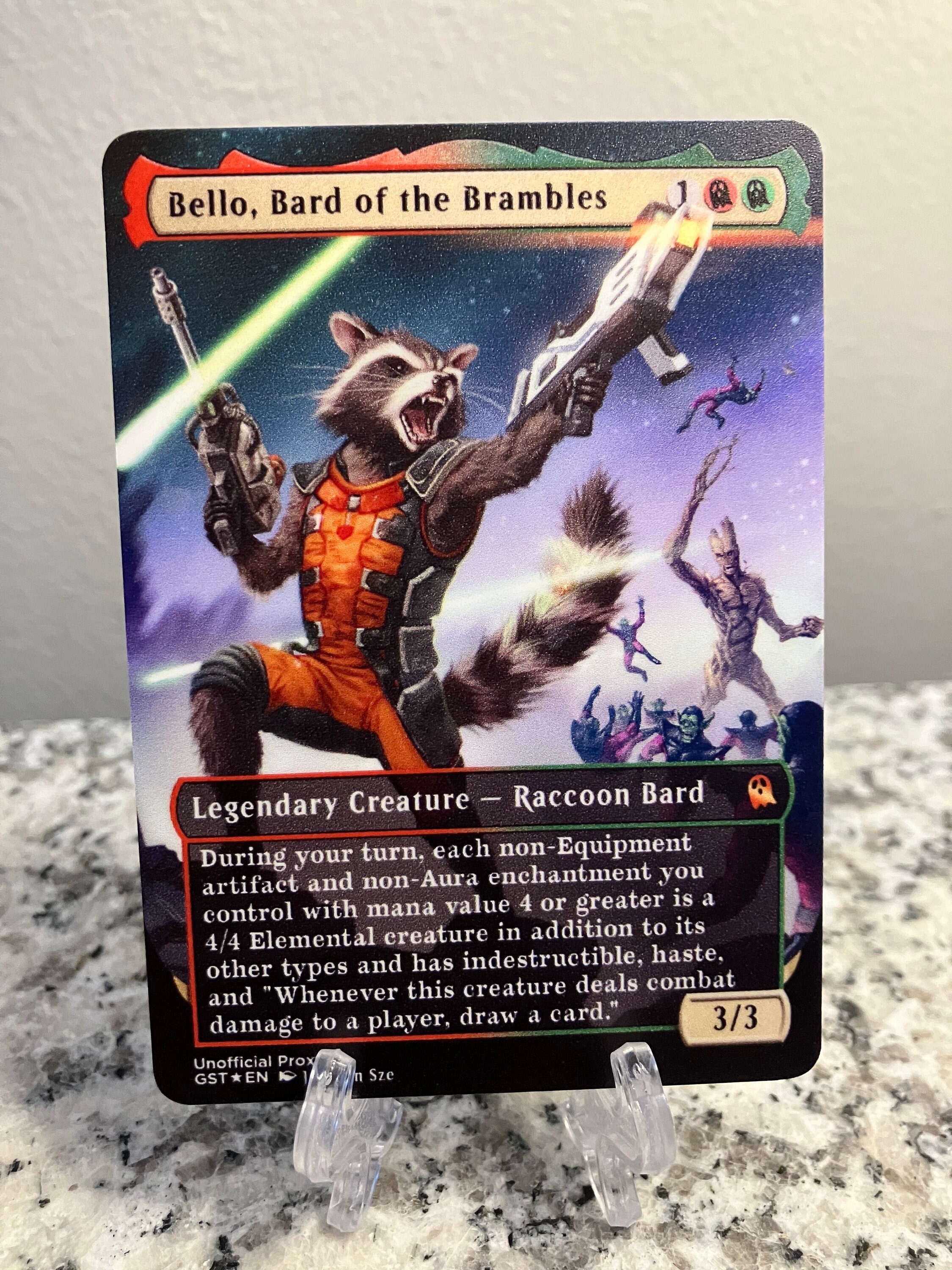 mtg bello commander deck Magic: The Gathering Bloomburrow Aura enchantment you control with mana value 4 or greater is a 4/4 Elemental creature in addition to its other types and has indestructible Bloomburrow Commander Decklists