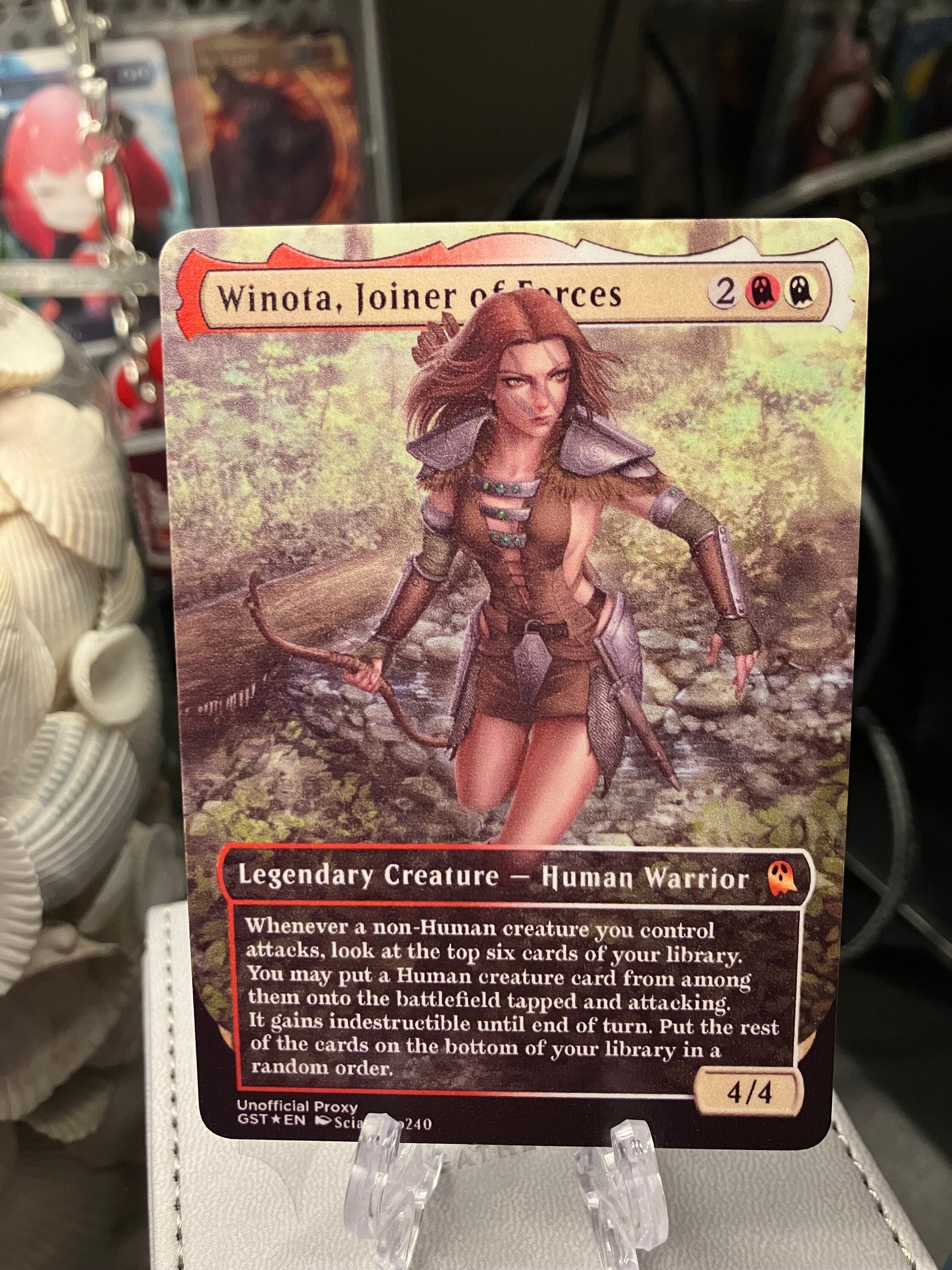 Winota Comander Winota, Joiner of Forces Full Borderless Metal Proxy for Commander - Etsy