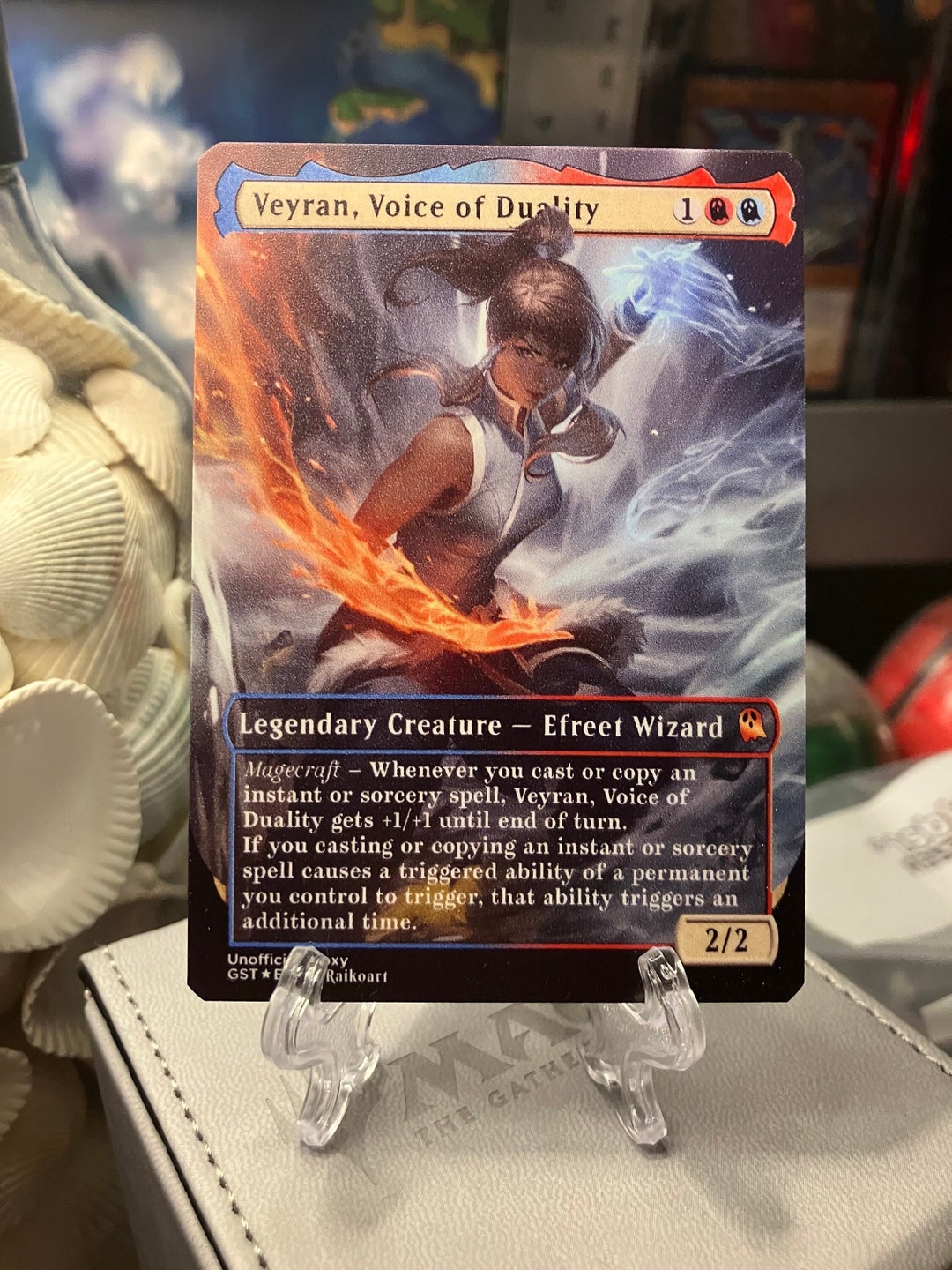 Veyran, Voice of Duality Full Borderless Metal Proxy for Commander Etsy