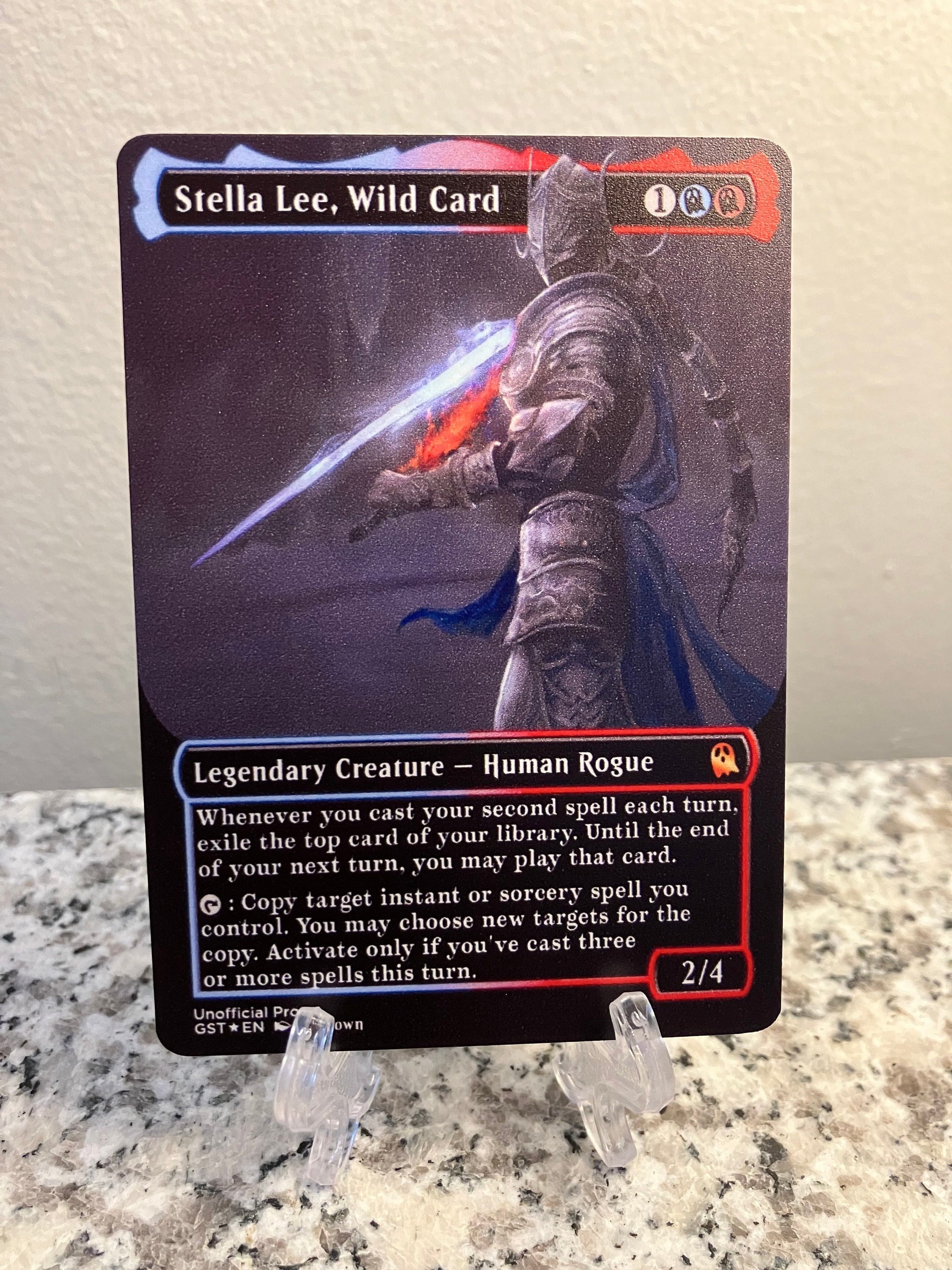 Stella Lee, Wild Card Full Borderless Metal Proxy for Commander - Etsy