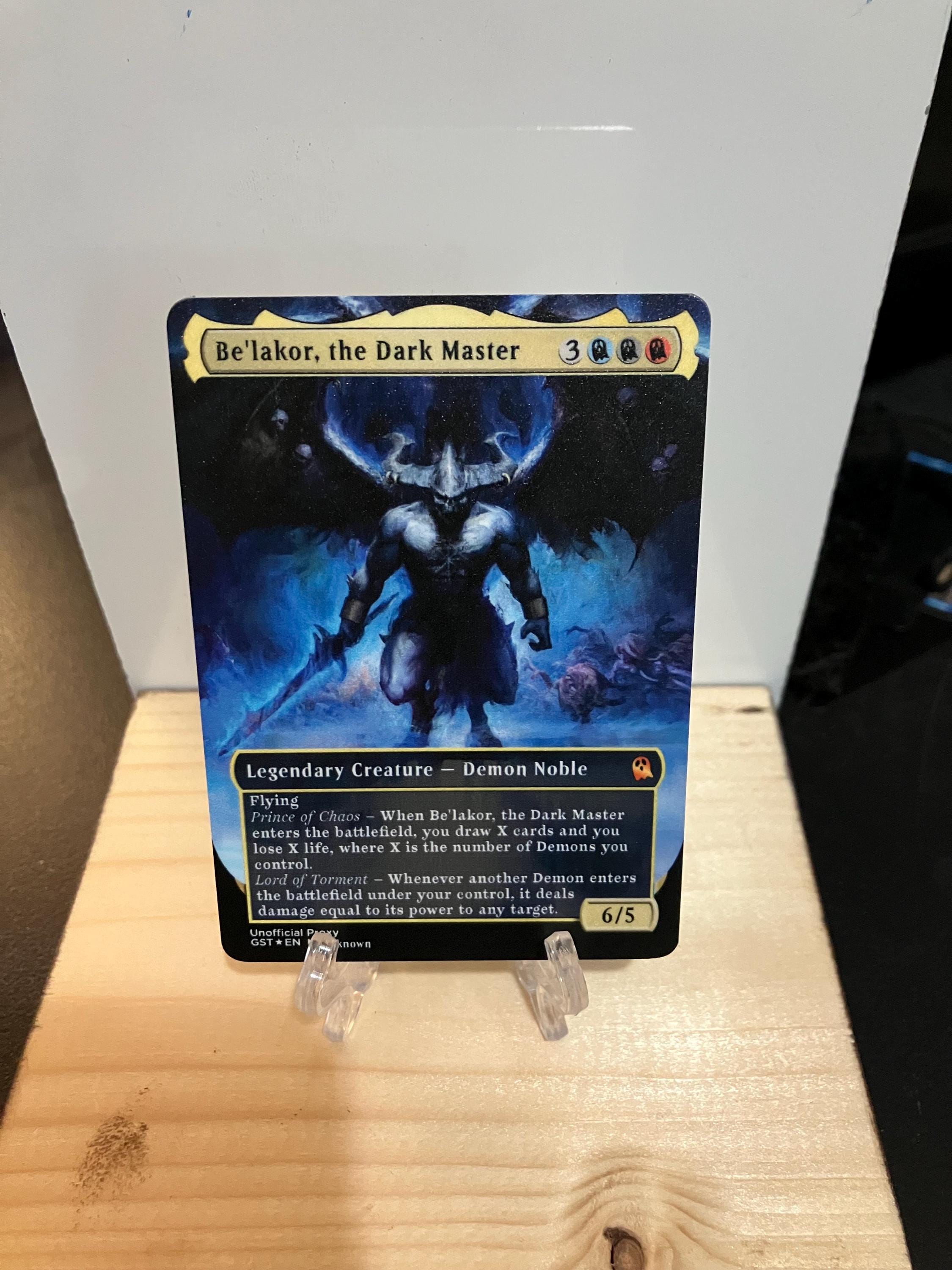 Be'lakor, the Dark Master Mtg Proxy Art - Etsy
