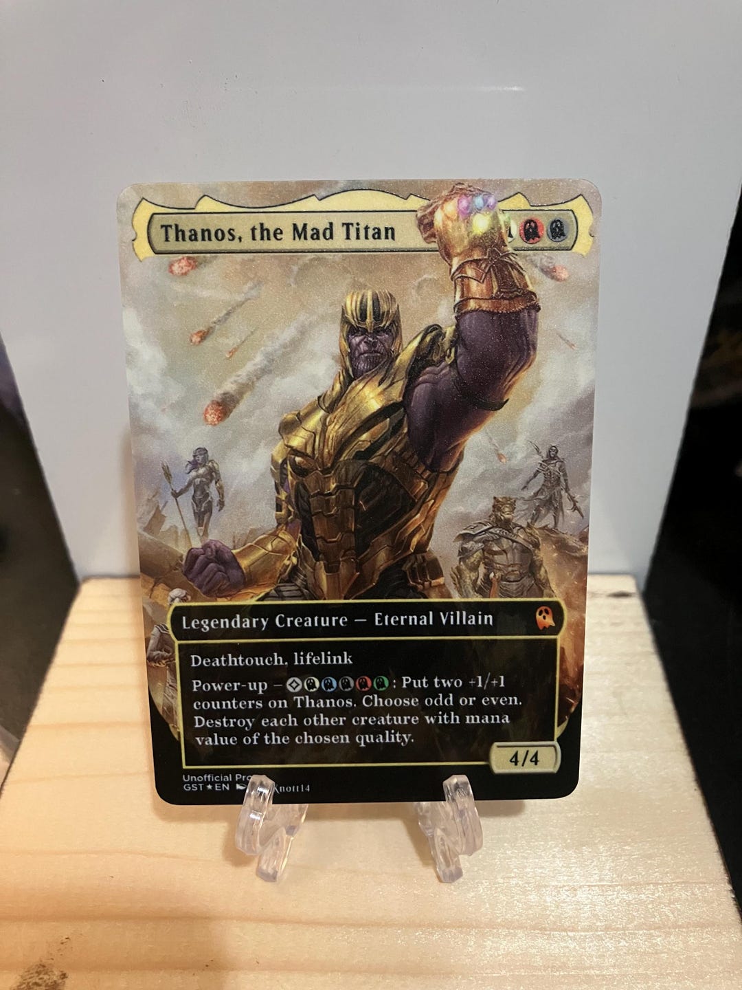 Thanos, the Mad Titan Borderless METAL PROXY for Commander - Etsy
