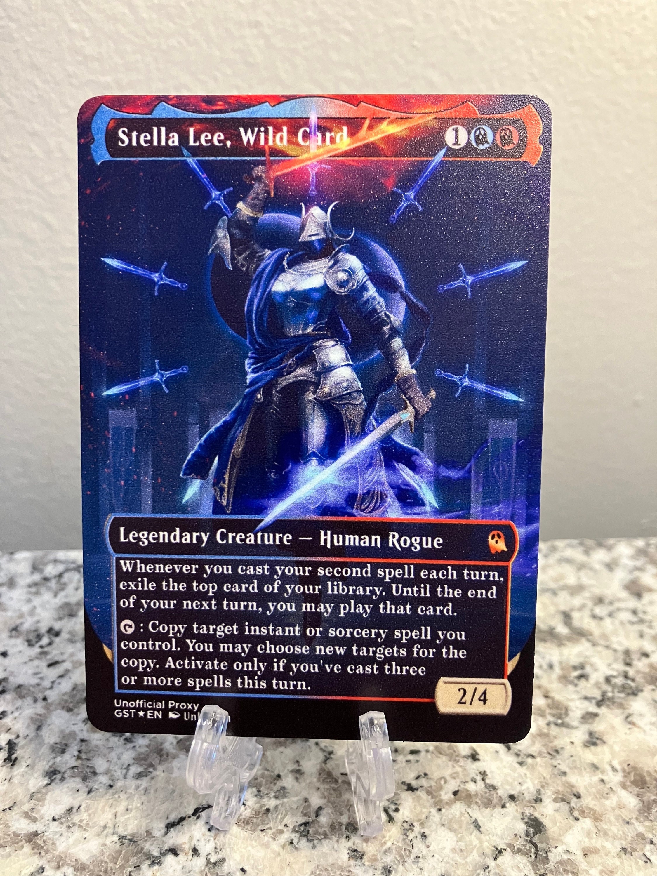 mtg stella lee wild card Outlaws of Thunder Junction of Lee, 100+ Deck Box for Magic: The Gathering safe polypropylene materials ensure you can sleeve your cards with confidence Stella Lee, Wild Card Full
