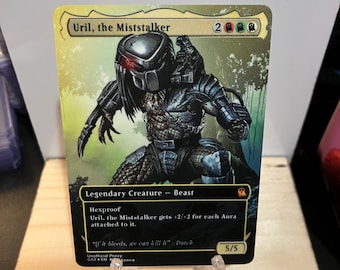 Uril, the Miststalker Borderless METAL PROXY for Commander