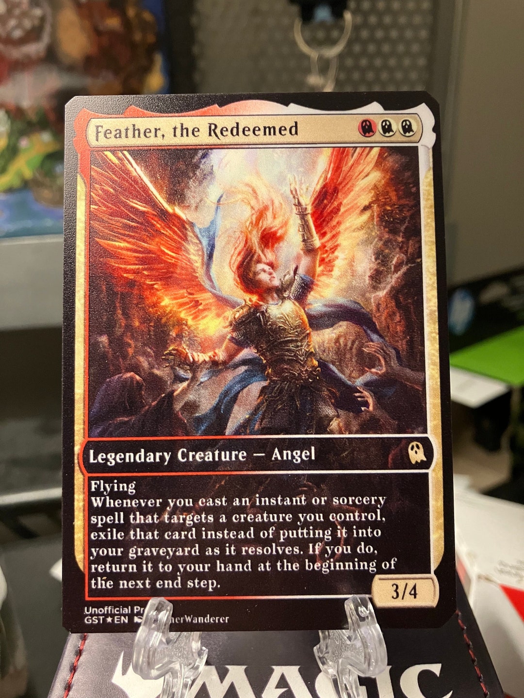Feather, the Redeemed Metal Proxy for Commander - Etsy 日本 Feather, the Redeemed Metal Proxy for Commander - Etsy 日本