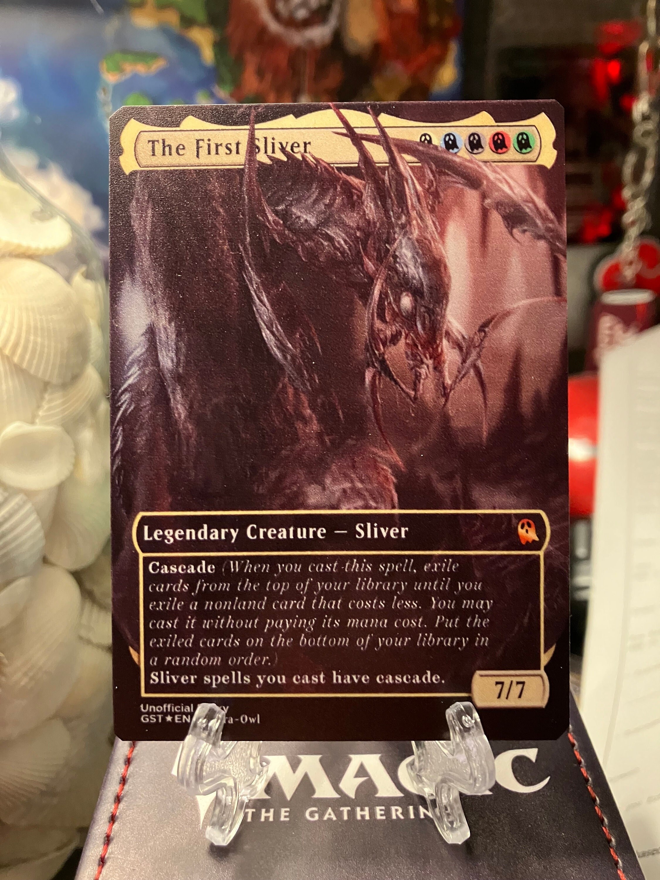 The First Sliver Full Borderless Metal Proxy for Commander The First Sliver Full Borderless Metal Proxy for Commander