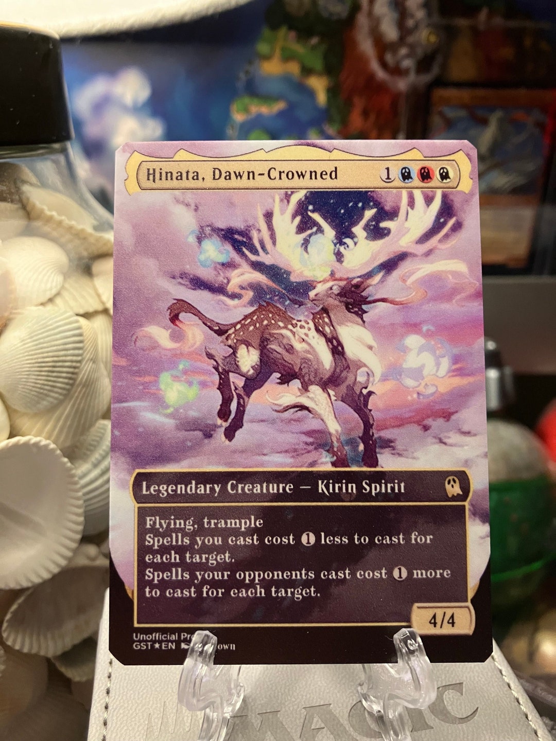 Hinata Dawncrowned Full Borderless Metal Proxy for Commander Etsy