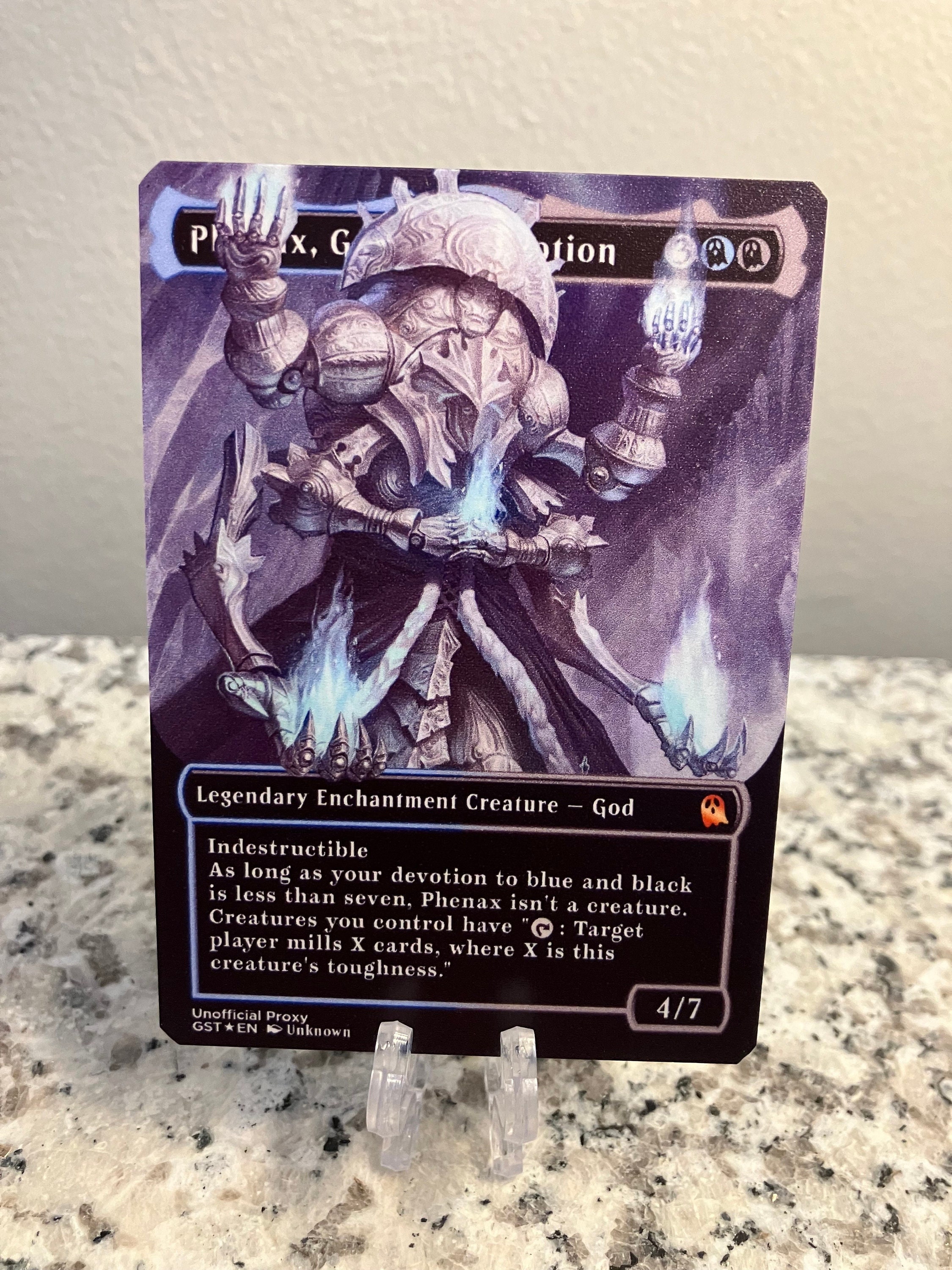 Phenax, God of Deception Full Borderless Metal Proxy for Phenax, God of Deception Full Borderless Metal Proxy for