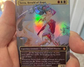 Terra, Herald of Hope - Custom Proxy Commander Card - Etsy