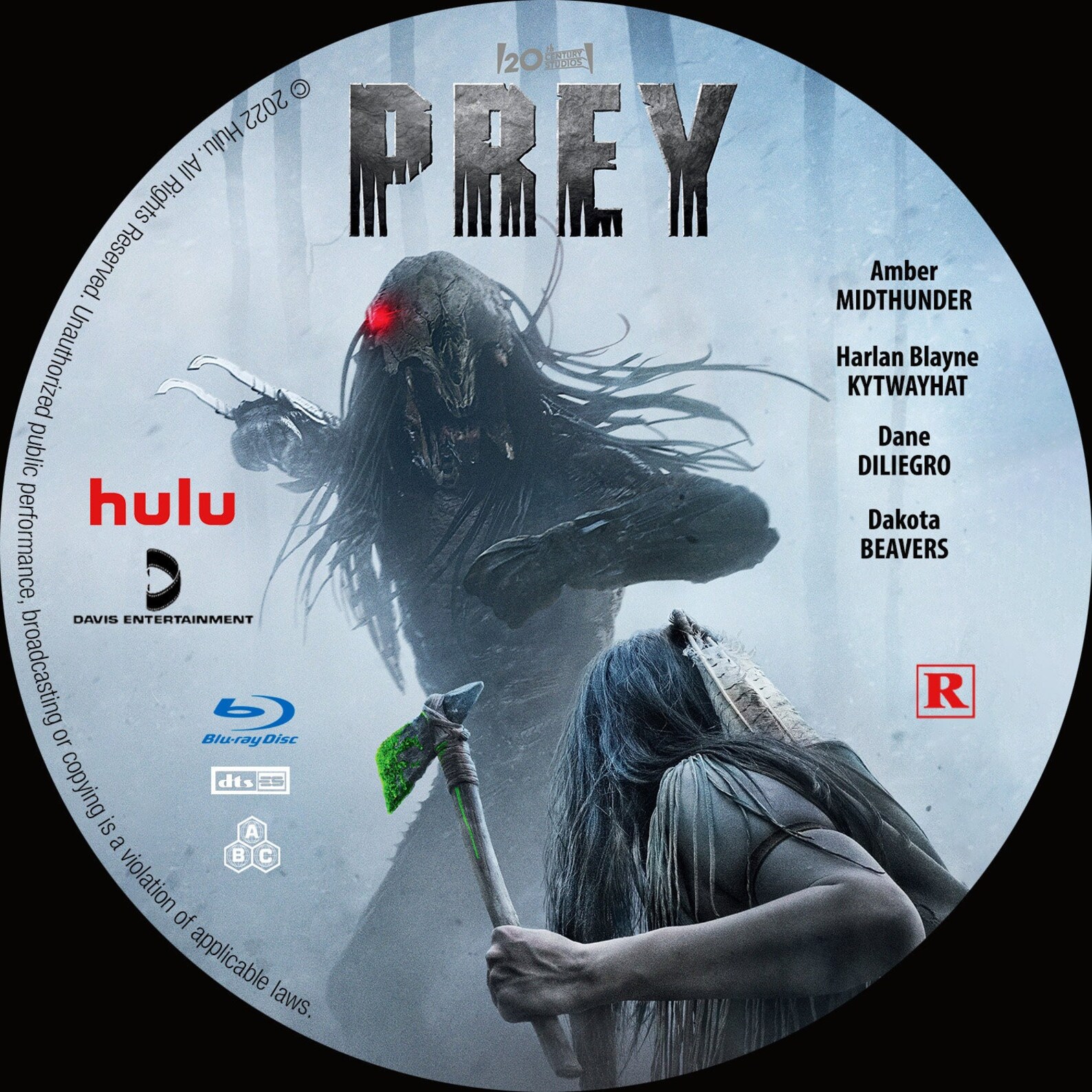 Prey 2022 Choose Blu Ray 1080P or DVD. English & German Etsy New Zealand