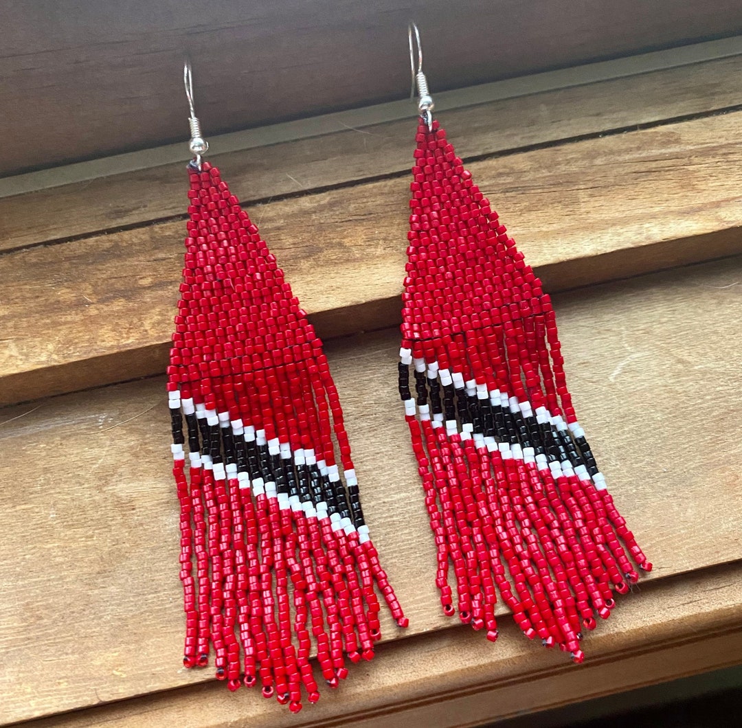 thumbnail image 2 of Trinidad Flag Embroidered Patch – 2.5x1.5 Inches – Iron-On/Sew-On 2 of 2