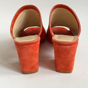 Maryam Nassir Zadeh Penelope Slide Mule 6 36 red poppy suede mnz image 4