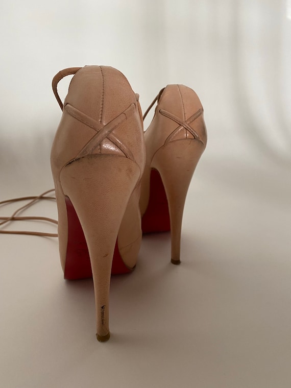 Christian Louboutin, Shoes, Christian Louboutin Parent Nude Heels Size 38