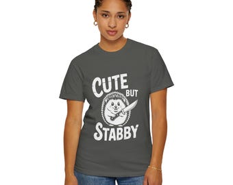 Hedgehog Graphic Tee | "Stabby" Sarcastic Shirt