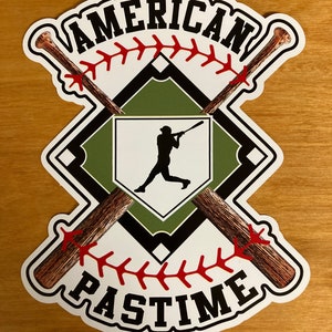 Baseball Ball Sticker, Baseball Sticker, Ball Sticker, Sport Sticker, Sport Decal, Game Sticker, Physical Activity Sticker, Laminated Option
