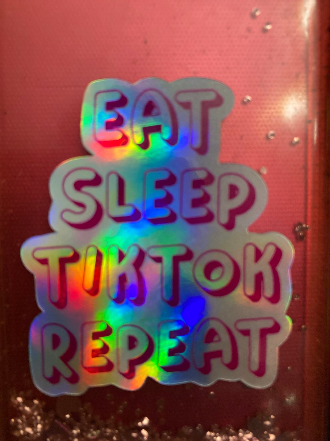 Stickers 9 Sticker Set Tiktok Stickers holographic Vinyl Sticker Pack