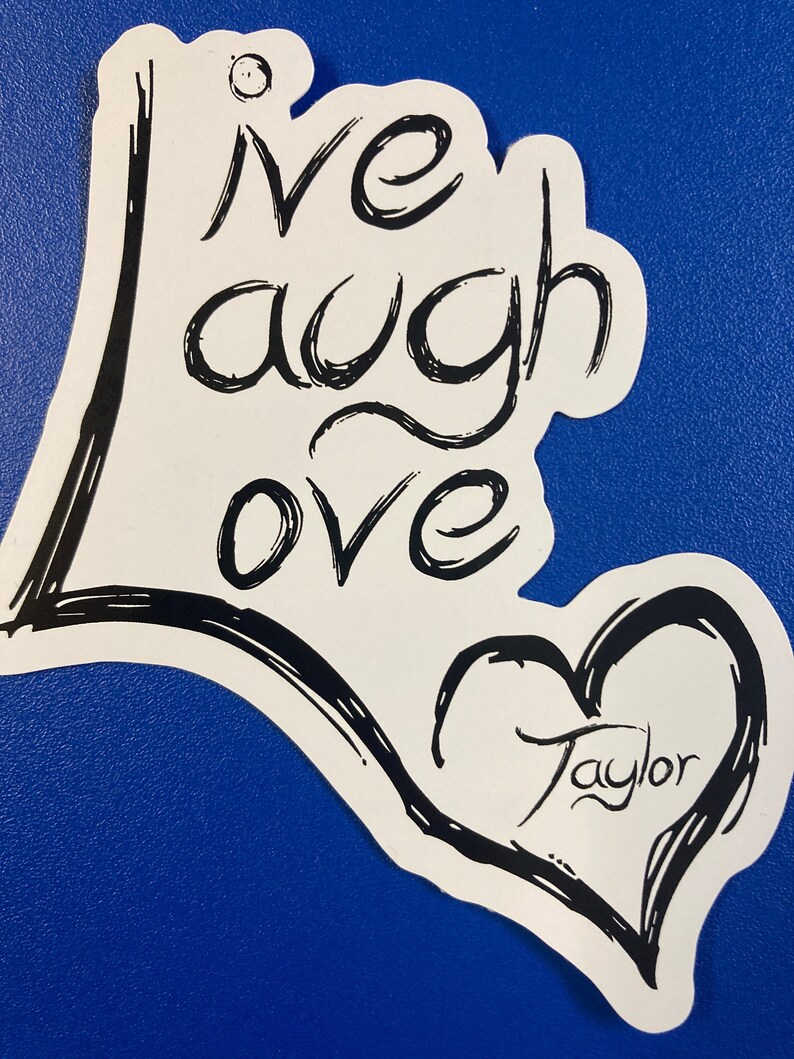 Love Taylor Sticker, Die Cut, Loving Sticker for Her, High Quality ...